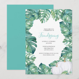Convite de Friendsgiving para Brócolis Tropical co
