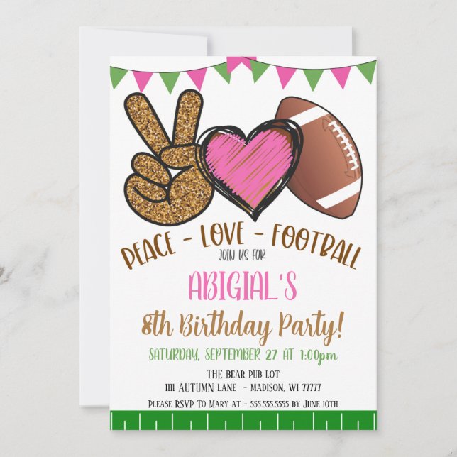 Convite de Futebol Feminino (Frente)