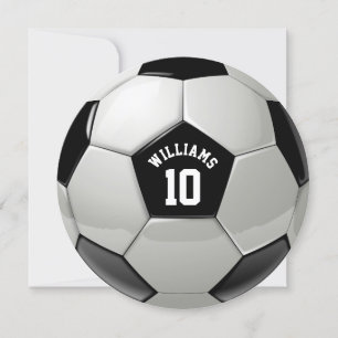 Convite de futebol para Festa de aniversário de fu