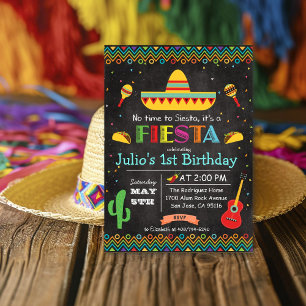CONVITE DE GIZ DE ANIVERSÁRIO MEXICANO PARA QUALQU