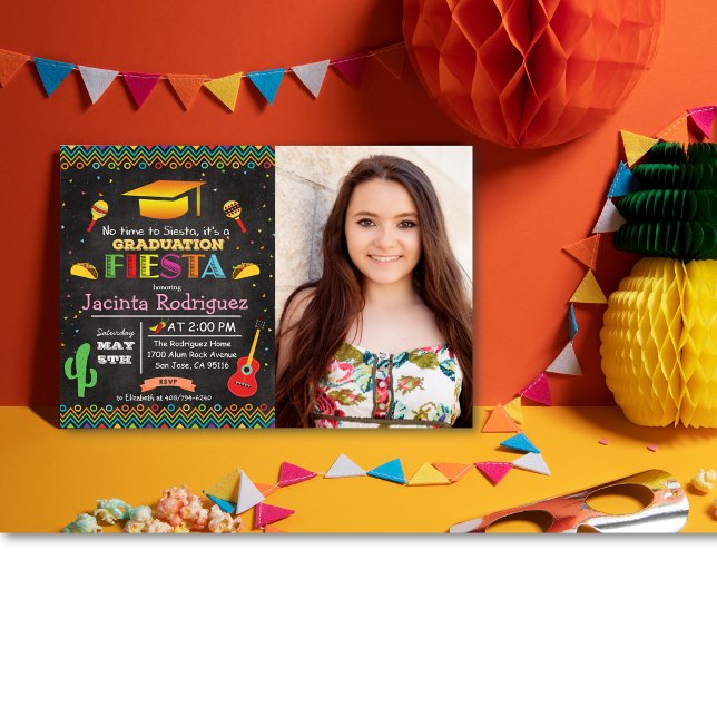 Convite de Giz de Formatura Fiesta Mexicana (Criador carregado)