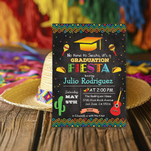 Convite de Giz de Formatura Fiesta Mexicana
