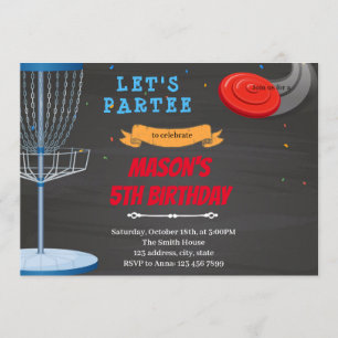 Convite de Golfe de Disco