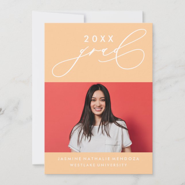 CONVITE DE GRADUAÇÃO DE CALIBRAFIA BRANCA (Frente)