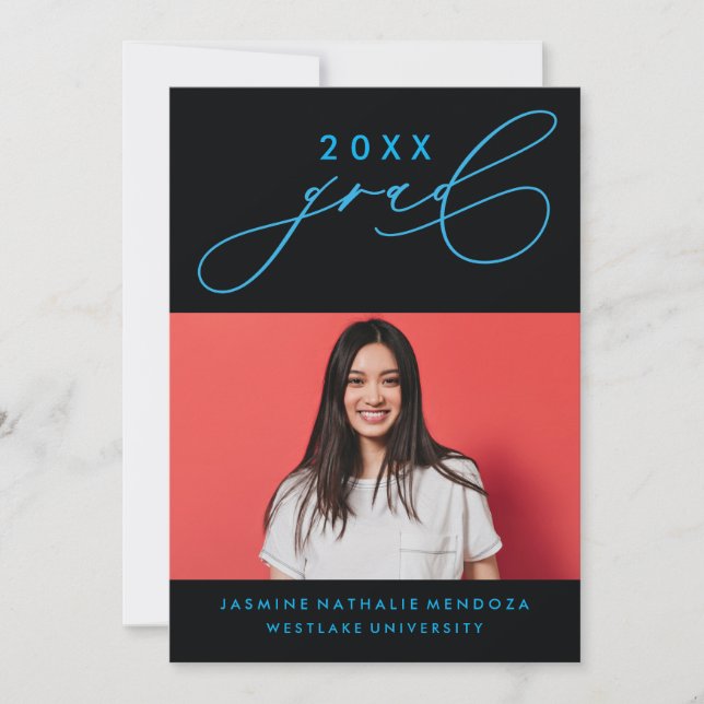 CONVITE DE GRADUAÇÃO DE CALIBRAFIA BRANCA (Frente)