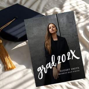 Convite de Graduação de Foto de Graduação de Rotei
