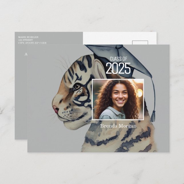 Convite de Graduação Exclusivo com Foto (Frente/Verso)