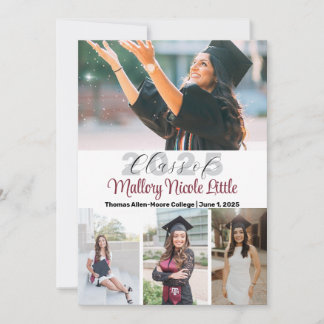 Convite de Gradução com Roteiro de Foto