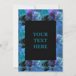 Convite de Grunge do Estilo Zine de Meio-Tons Funk