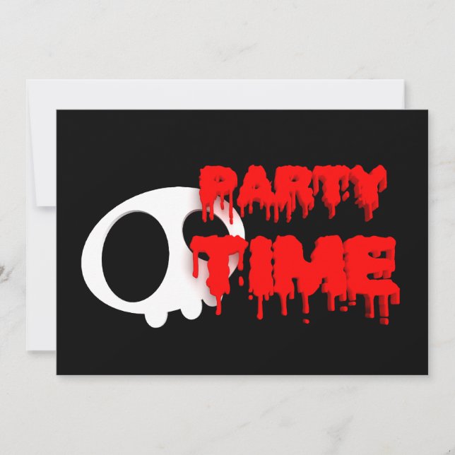 Convite de Halloween (Frente)