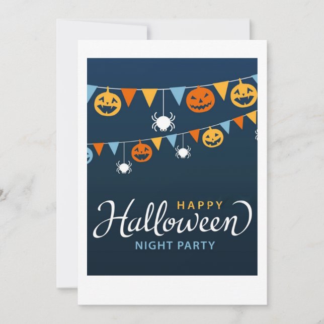 Convite de Halloween (Frente)