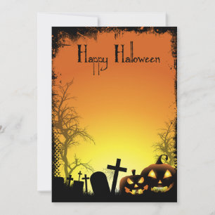 convite de halloween