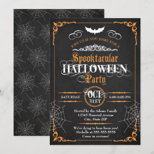 Convite de Halloween