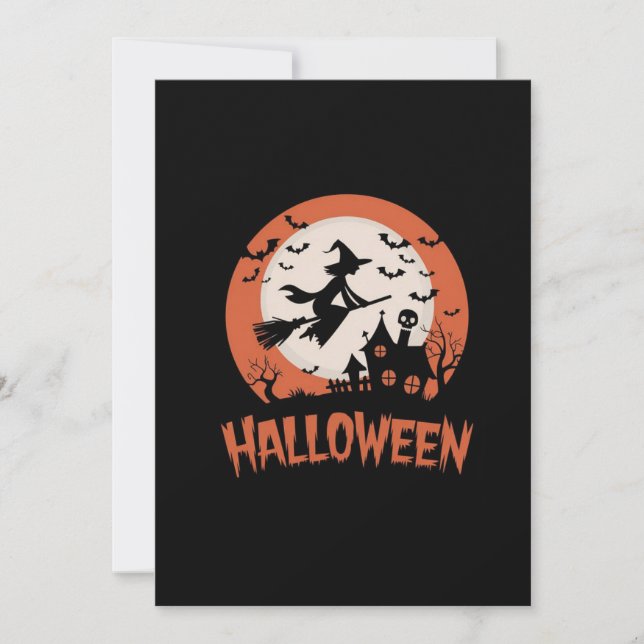 Convite de Halloween (Frente)