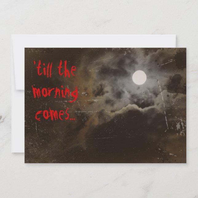 Convite de Halloween (Frente)