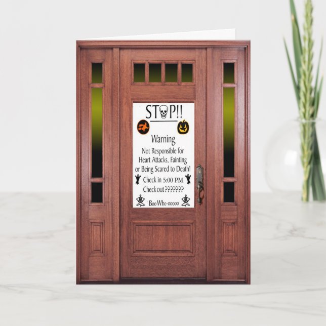 Convite de Halloween (Frente)