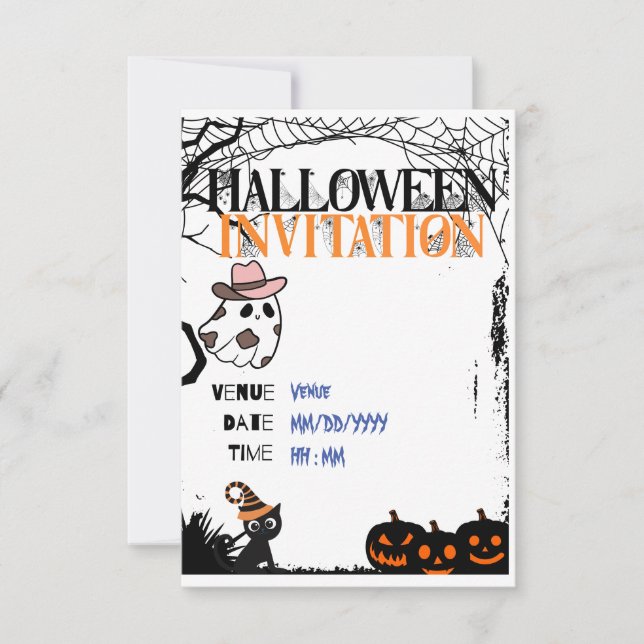 Convite de Halloween 03 (Frente)