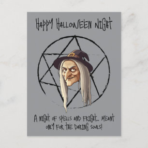 🧙‍♀️ Convite de Halloween de Bruxa Assustadora 🎃