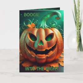 Convite de Halloween dobrado