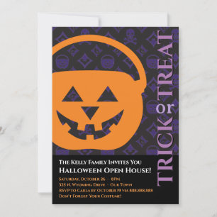 Convite de Halloween em Família, Abóbora Ousada