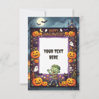 Convite de Halloween Fofo 2026 #10