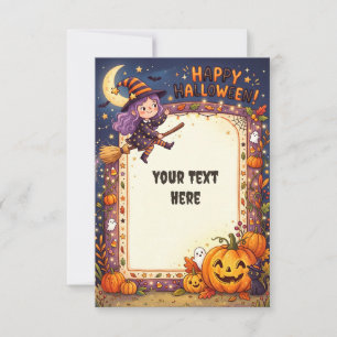 Convite de Halloween Fofo 2026 #9