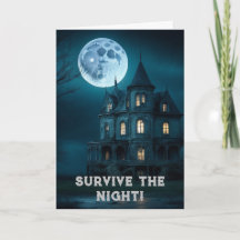 Convite de Halloween para Casa Assombrada
