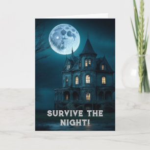 Convite de Halloween para Casa Assombrada