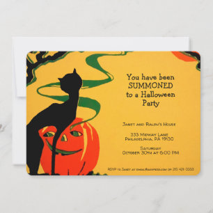Convite de Halloween Retroativo Personalizável