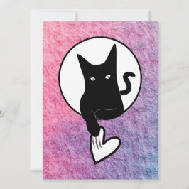 Convite de Halloween Rosa por Poeta Adiela Akoo