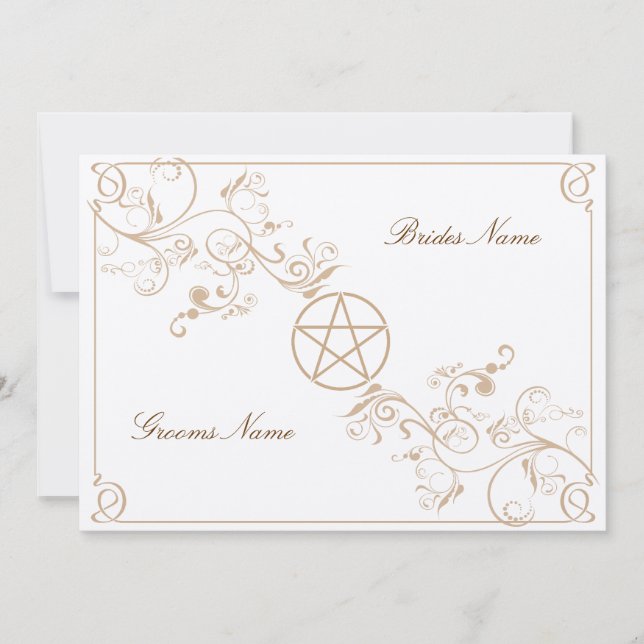 Convite de Handfasting (Frente)