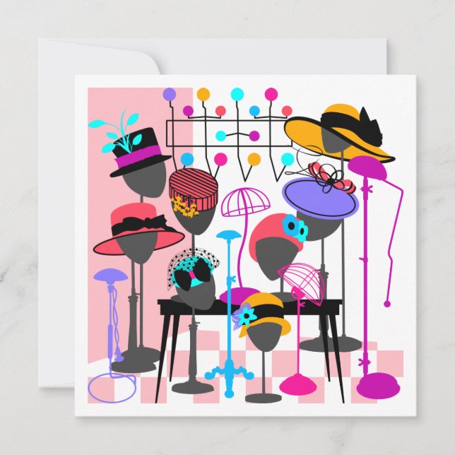 Convite de Hats Galore (Frente)