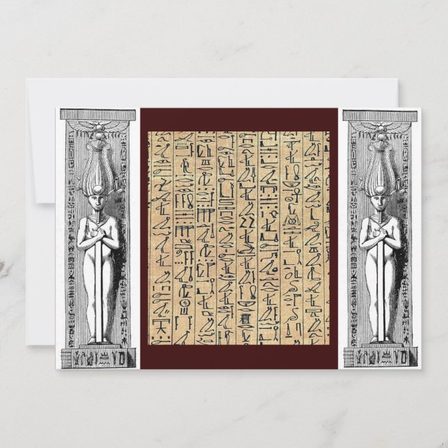 Convite de Hieroglifos (Frente)