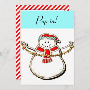 Convite de Holiday Open House