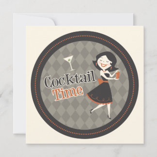Convite de Hora do Cocktail