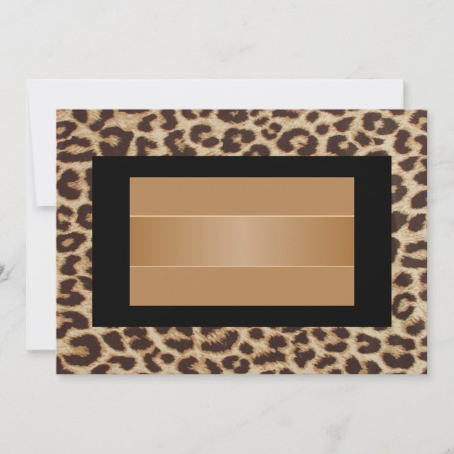 Convite de Imagem do Leopard (Frente)