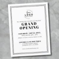 Convite de Inauguração da Simple Logo Business