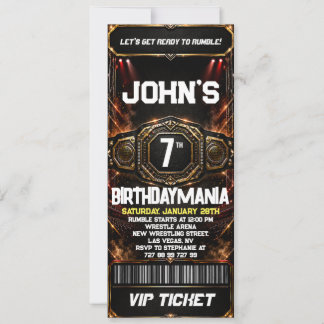 Convite de Ingresso para Festa de Aniversário de L