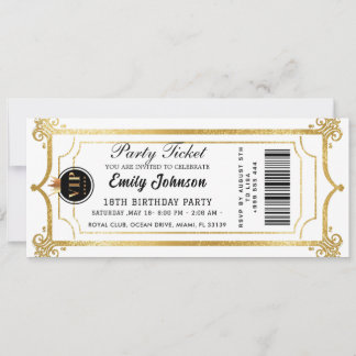 Convite de Ingresso para Festa de Ouro 2026