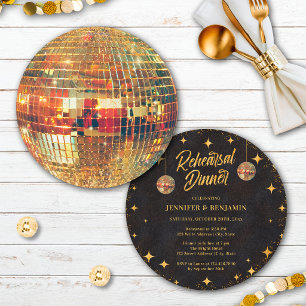 Convite de Jantar de Ensaios Bola de Discoteca Bri