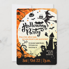 Convite de jantar de Halloween, Festa de Halloween