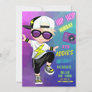 Convite de Kickback de Aniversário Diferente (Meni