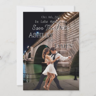 Convite de London Bridge Salve a Data