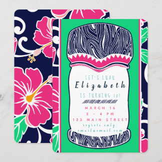 Convite de Luau