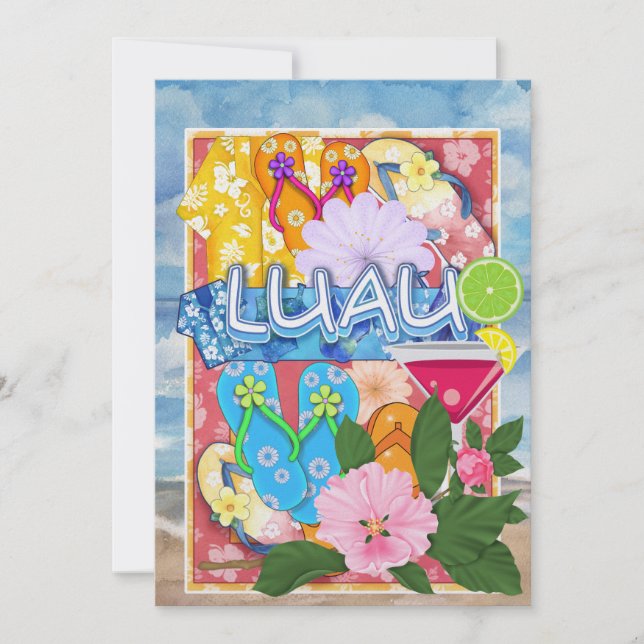 Convite de Luau por SRF (Frente)