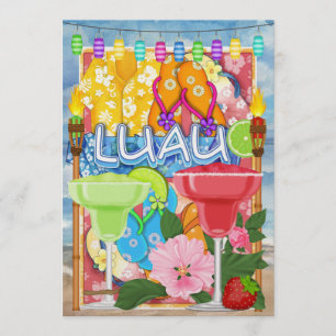 Convite de Luau por SRF