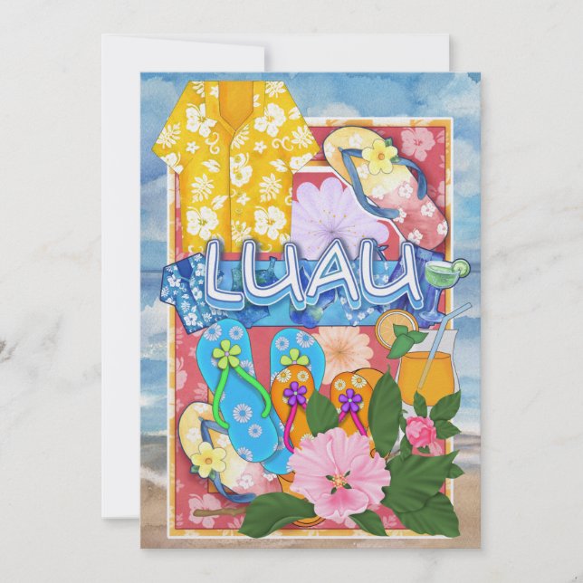 Convite de Luau por SRF (Frente)