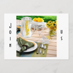 CONVITE DE LUNCHEON DE CHÁ DE FRALDAS