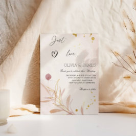 Convite de Luxo para Casamento Botânico Elegante d