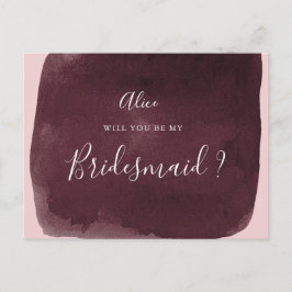 convite de madrinha de casamento com lavagem de ag